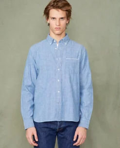 Chemise new button down chambray japonais