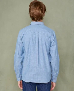 Chemise new button down chambray japonais