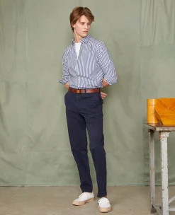 Chemise new soft collar popeline de coton organique