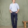 Chemise new soft collar popeline de coton organique