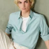 Chemise new soft collar popeline de coton organique