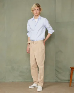 Chemise new soft collar popeline de coton organique