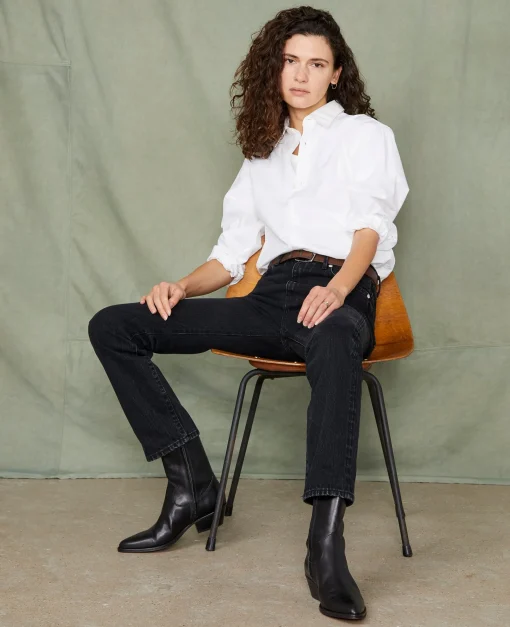 Chemise new soft collar popeline de coton organique