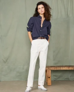 Chemise new soft collar popeline de coton organique