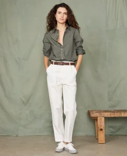 Chemise new soft collar popeline de coton organique