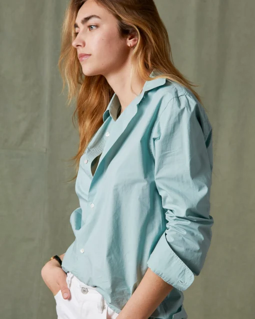 Chemise new soft collar popeline de coton organique