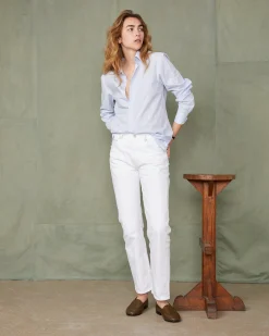 Chemise new soft collar popeline de coton organique