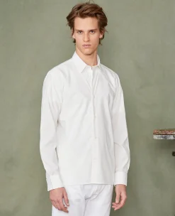 Chemise new soft collar popeline de coton organique