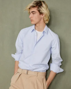 Chemise new soft collar popeline de coton organique