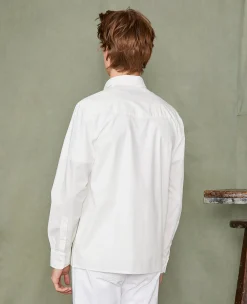 Chemise new soft collar popeline de coton organique
