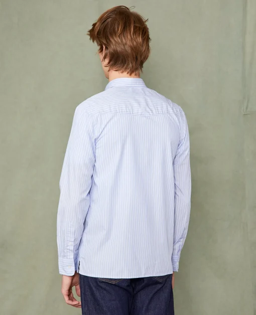 Chemise new soft collar popeline de coton organique
