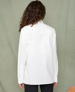 Chemise new soft collar popeline de coton organique