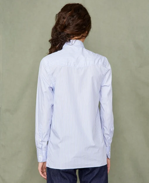Chemise new soft collar popeline de coton organique