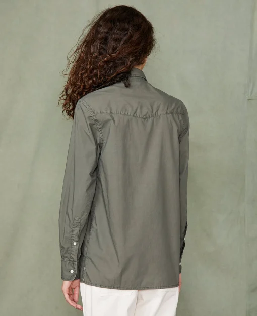 Chemise new soft collar popeline de coton organique