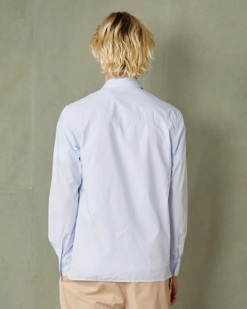 Chemise new soft collar popeline de coton organique