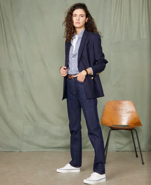 Chemise new soft collar popeline de coton organique