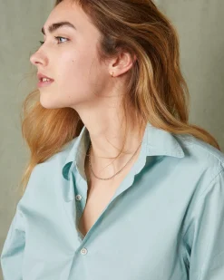 Chemise new soft collar popeline de coton organique