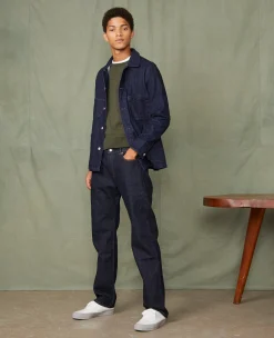 Jean droit denim selvedge japonais