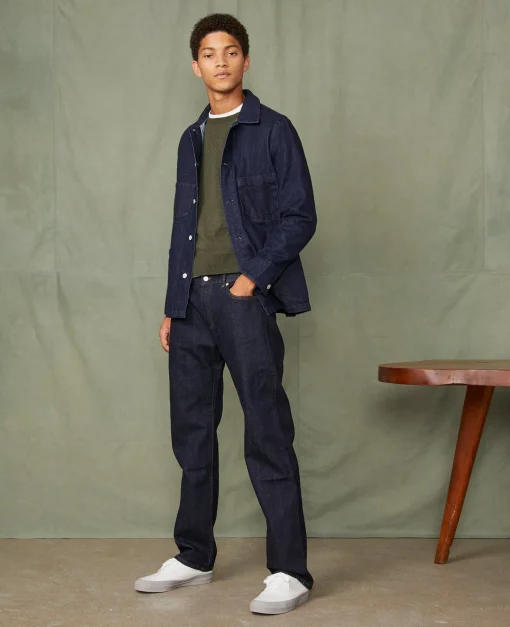 Jean droit denim selvedge japonais