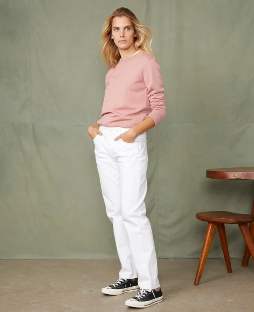 Pull col rond laine merinos italienne
