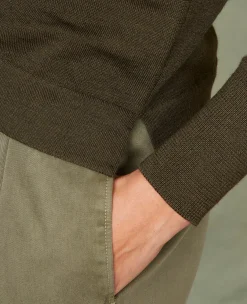Pull col roulé laine merinos italienne