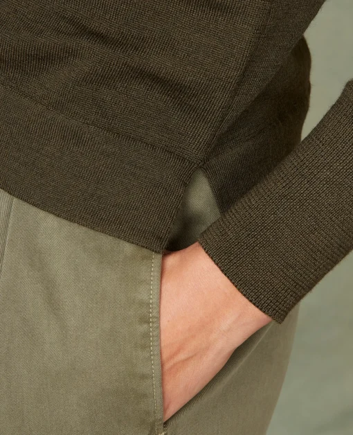 Pull col roulé laine merinos italienne