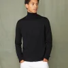 Pull col roulé laine mérinos italienne