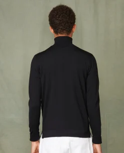 Pull col roulé laine mérinos italienne