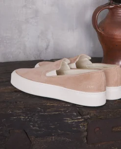 Slip-on common project cuir de veau suédé