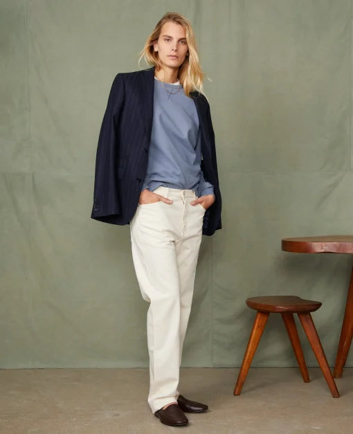 Sweatshirt col rond coton organique