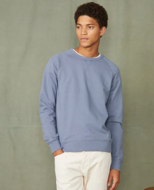 Sweatshirt col rond coton organique