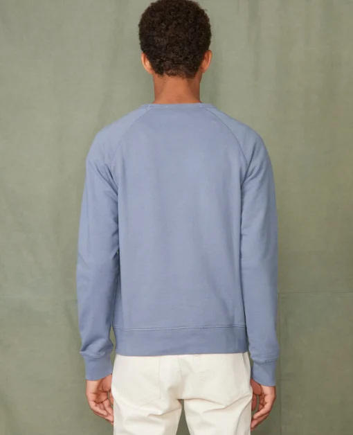 Sweatshirt col rond coton organique