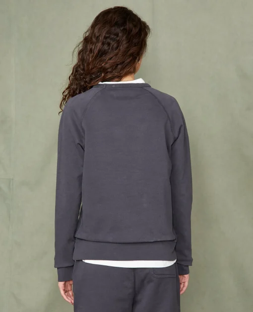Sweatshirt col rond coton organique