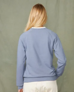 Sweatshirt col rond coton organique