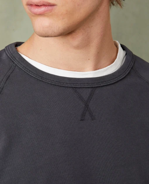 Sweatshirt col rond coton organique