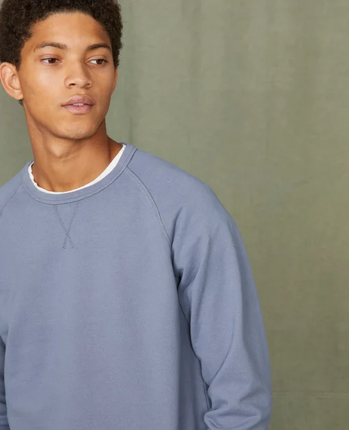 Sweatshirt col rond coton organique