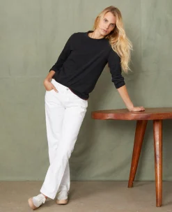 Tee-shirt manches longues coton recyclé et organique
