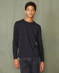 Tee-shirt manches longues coton recyclé et organique