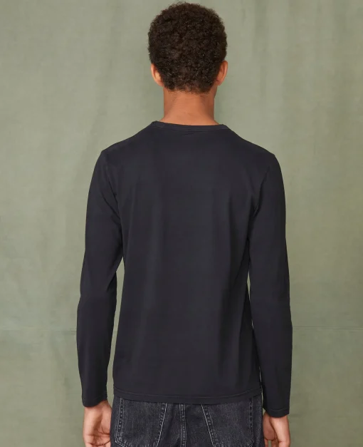 Tee-shirt manches longues coton recyclé et organique