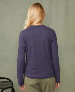 Tee-shirt manches longues coton recyclé et organique
