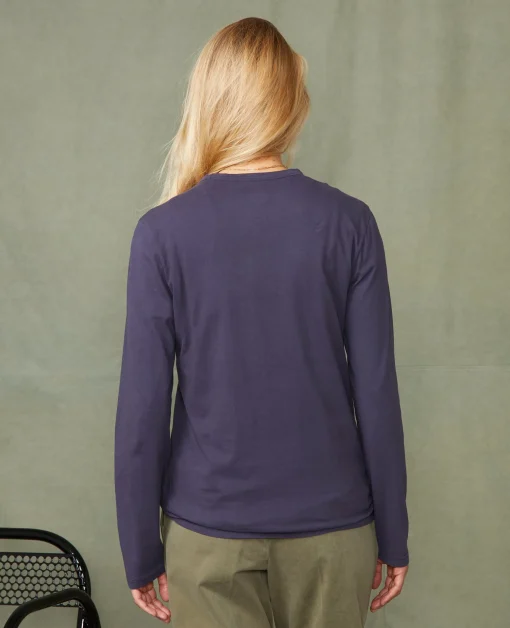 Tee-shirt manches longues coton recyclé et organique
