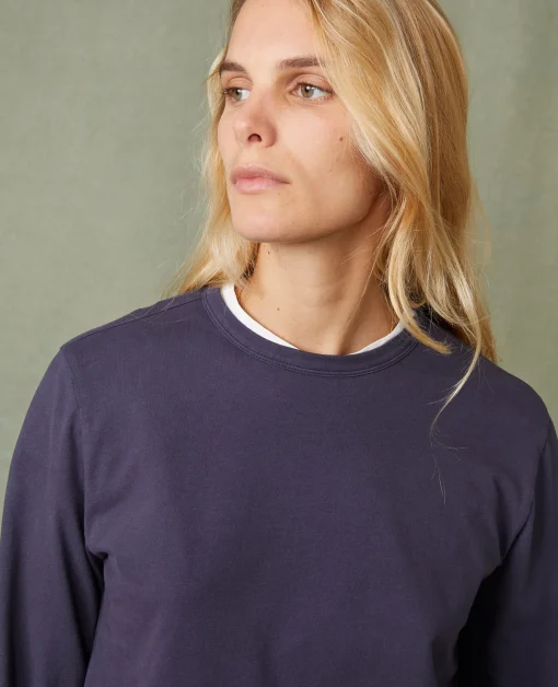 Tee-shirt manches longues coton recyclé et organique