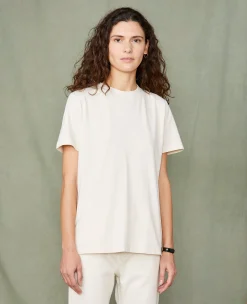 T-shirt col rond coton recyclé et organique