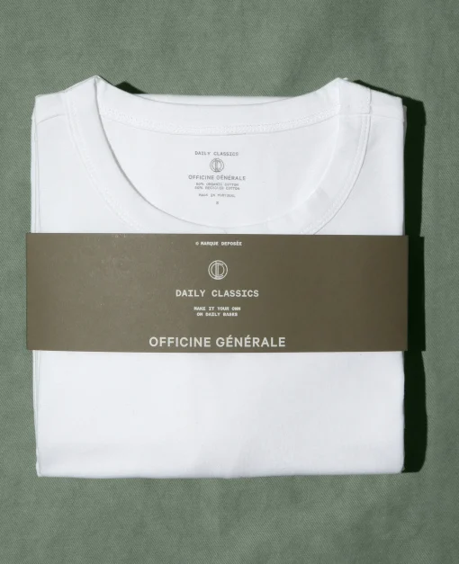 T-shirt col rond jersey de coton organique