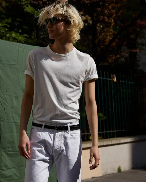 T-shirt col rond jersey de coton organique