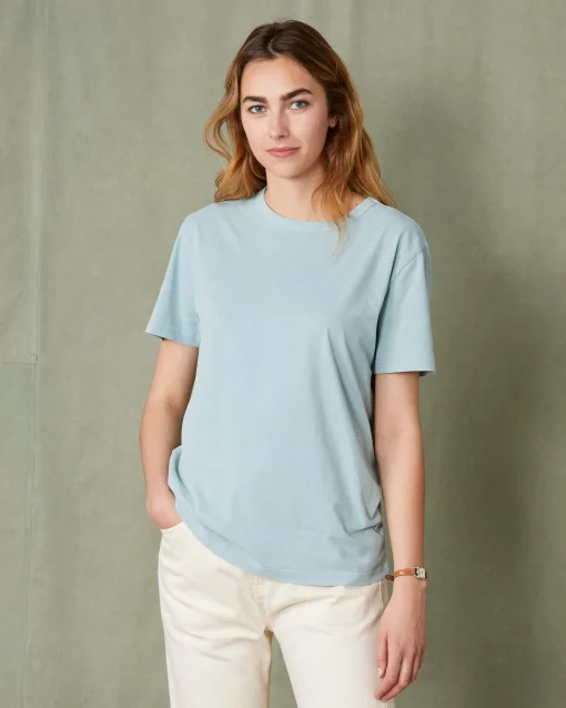 T-shirt col rond jersey de coton organique