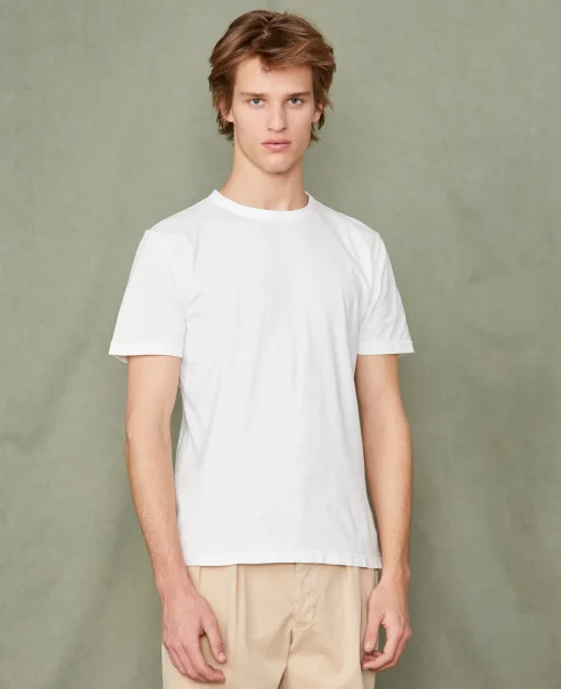 T-shirt col rond jersey de coton organique