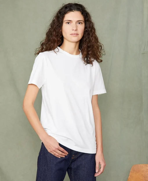 T-shirt col rond jersey de coton organique