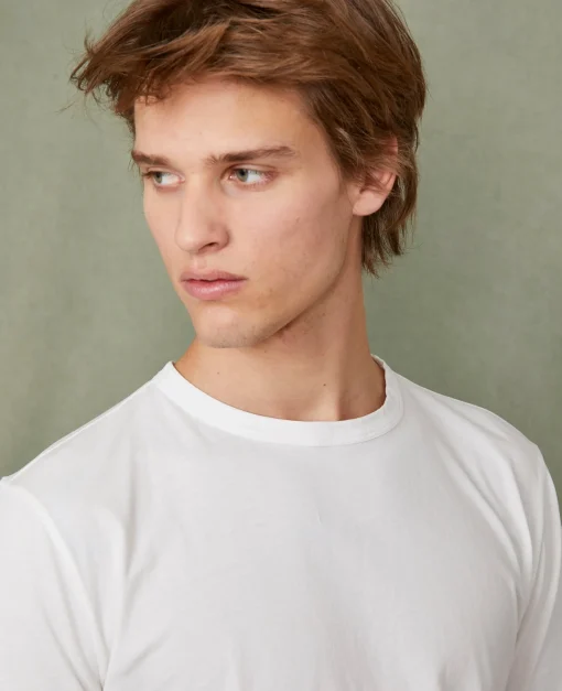 T-shirt col rond jersey de coton organique